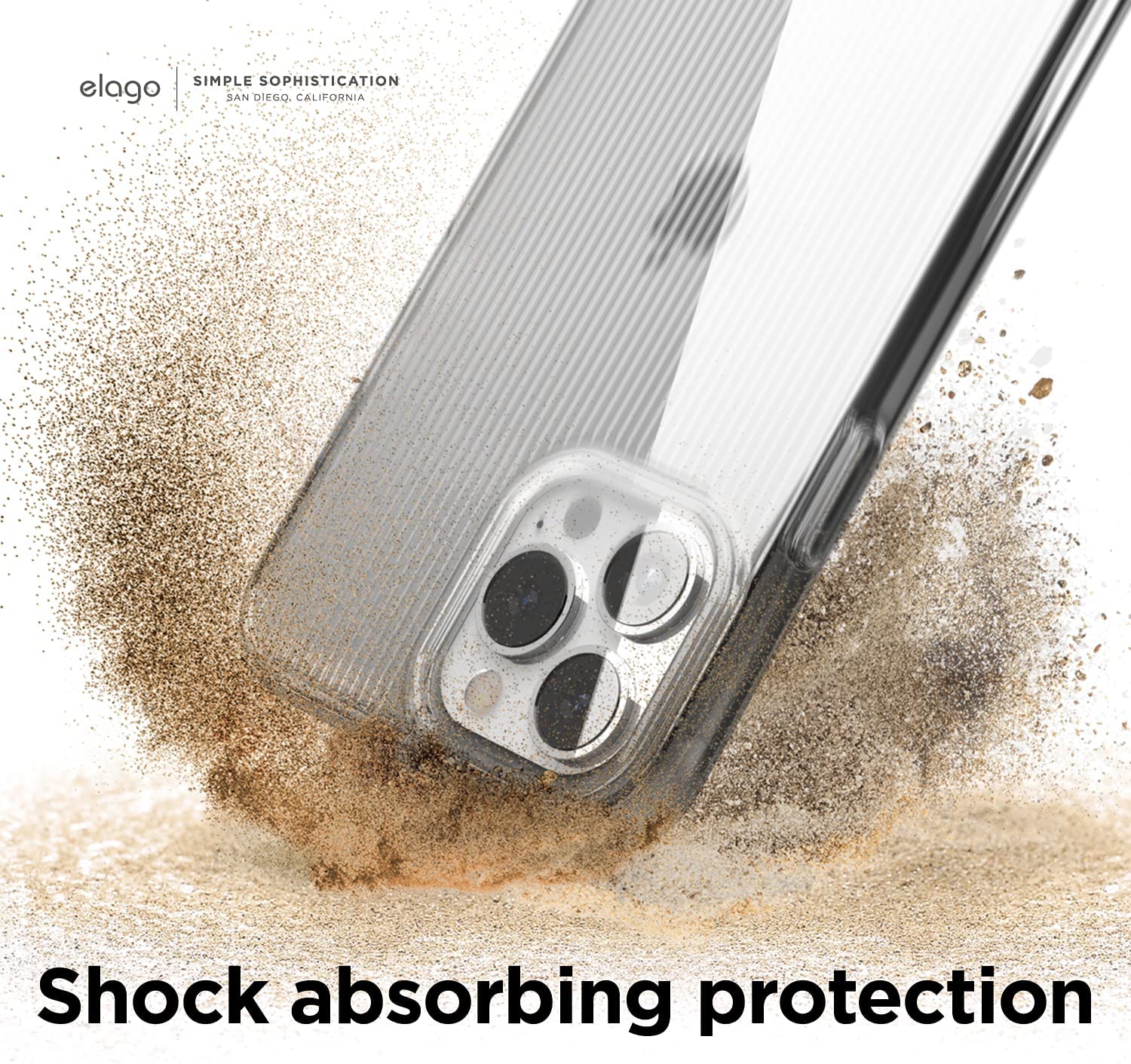 Elago iPhone 13 Pro Max / iPhone 12 Pro Max Urban Clear Case - Clear