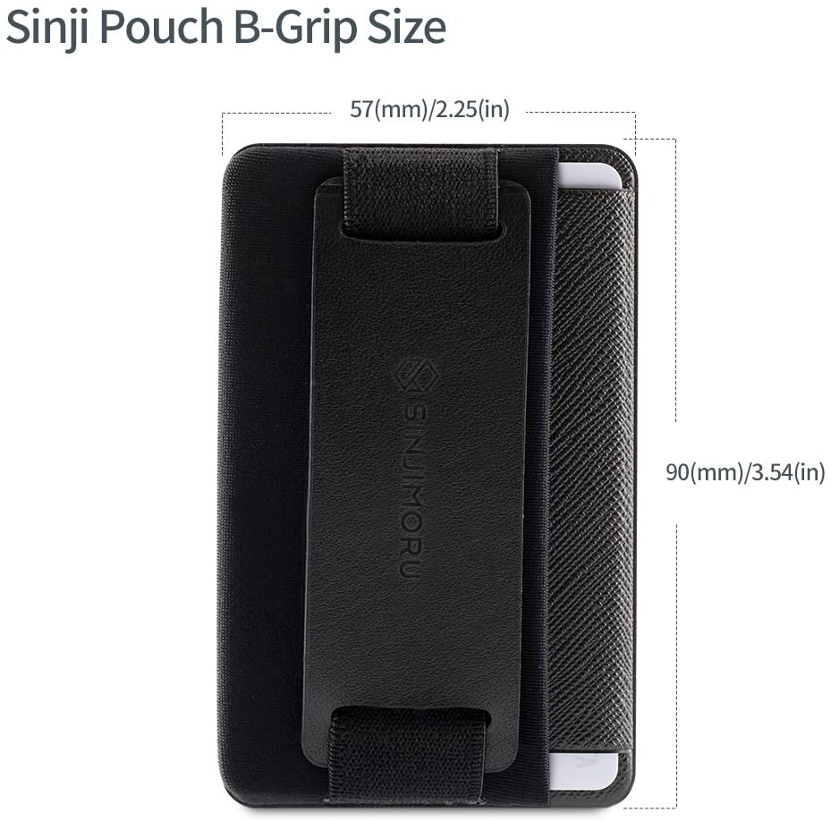 Sinjimoru Phone Grip Card Holder with Phone Stand