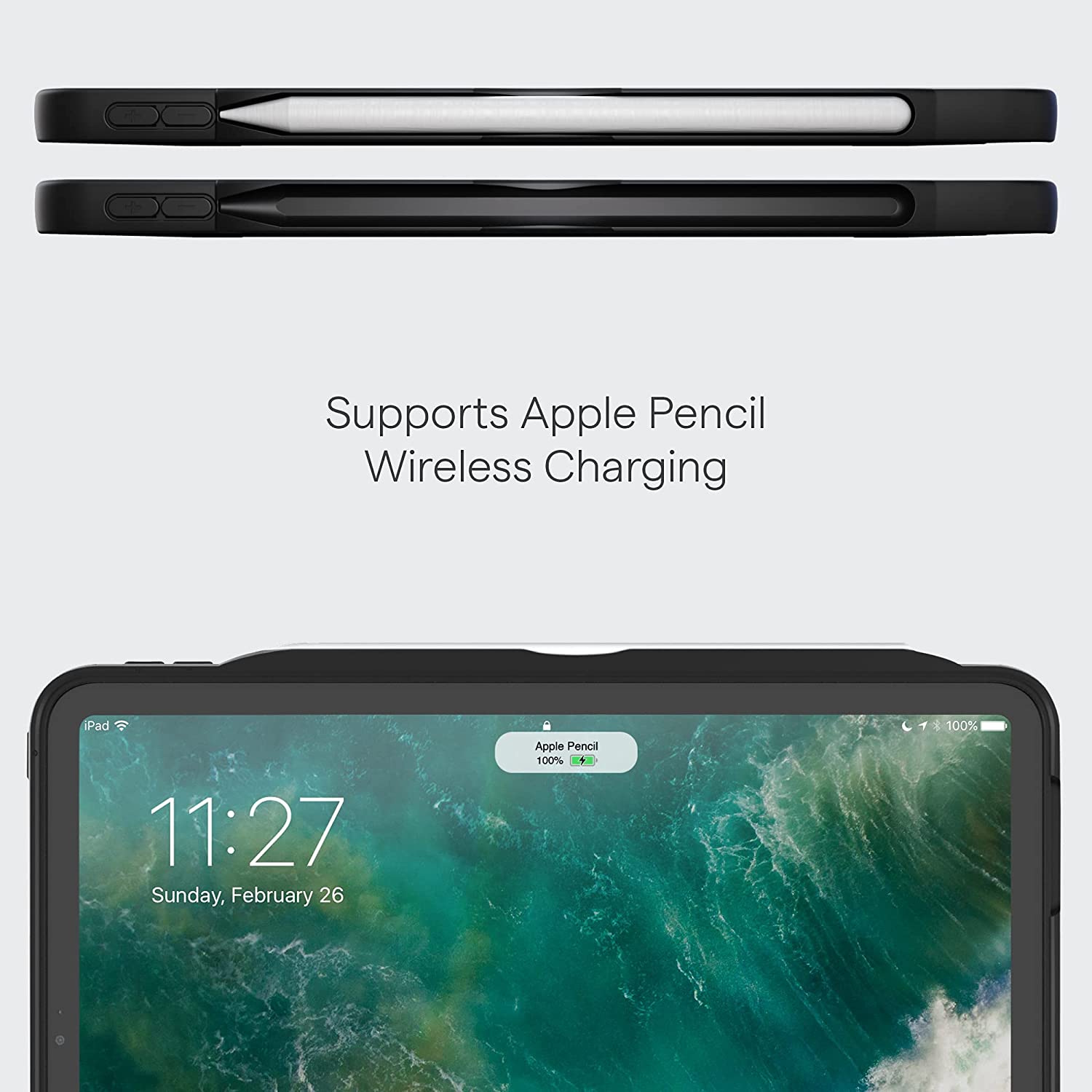 Zugu Case iPad Pro 12.9" Gen 5/4/3 (2018-2021) - Black