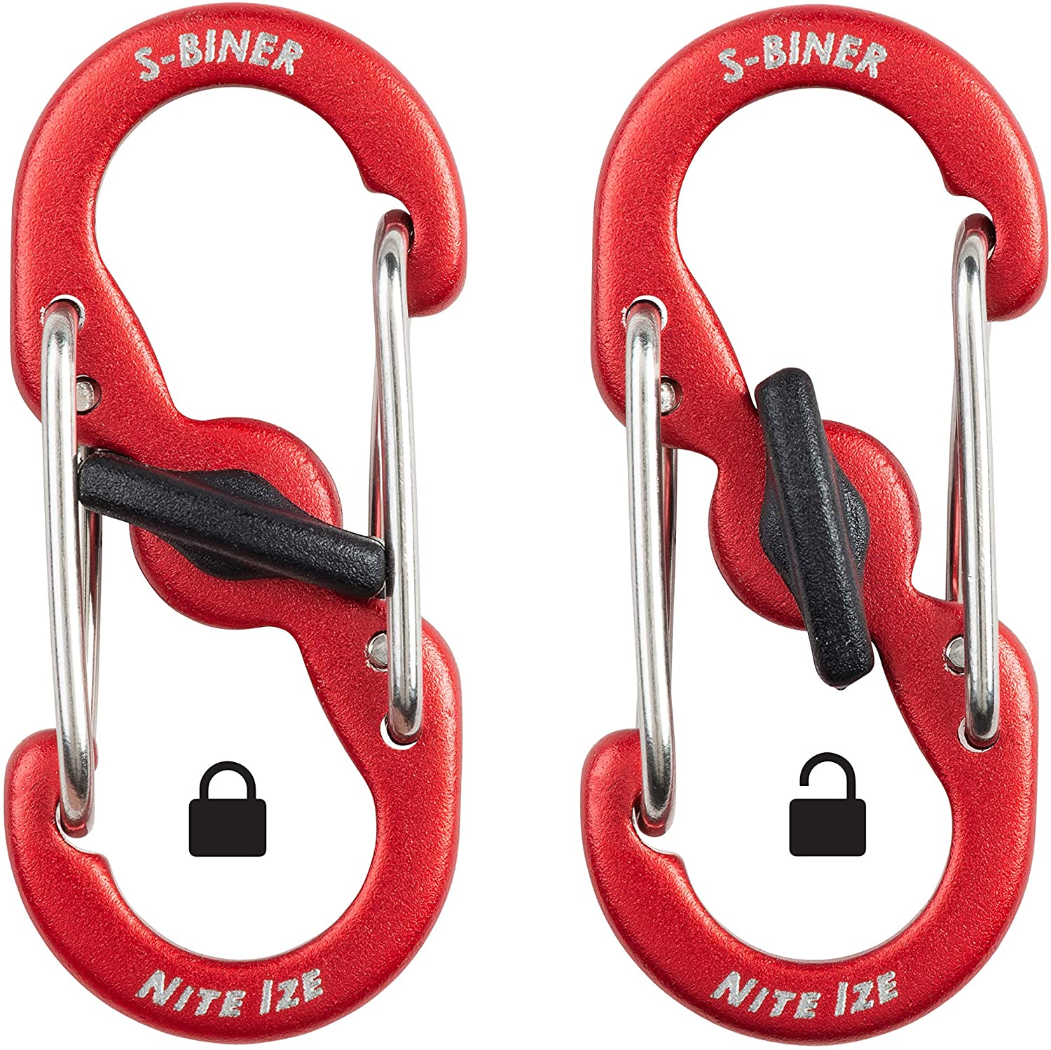 NiteIze KeyRing Locker™ S-Biner® Aluminum