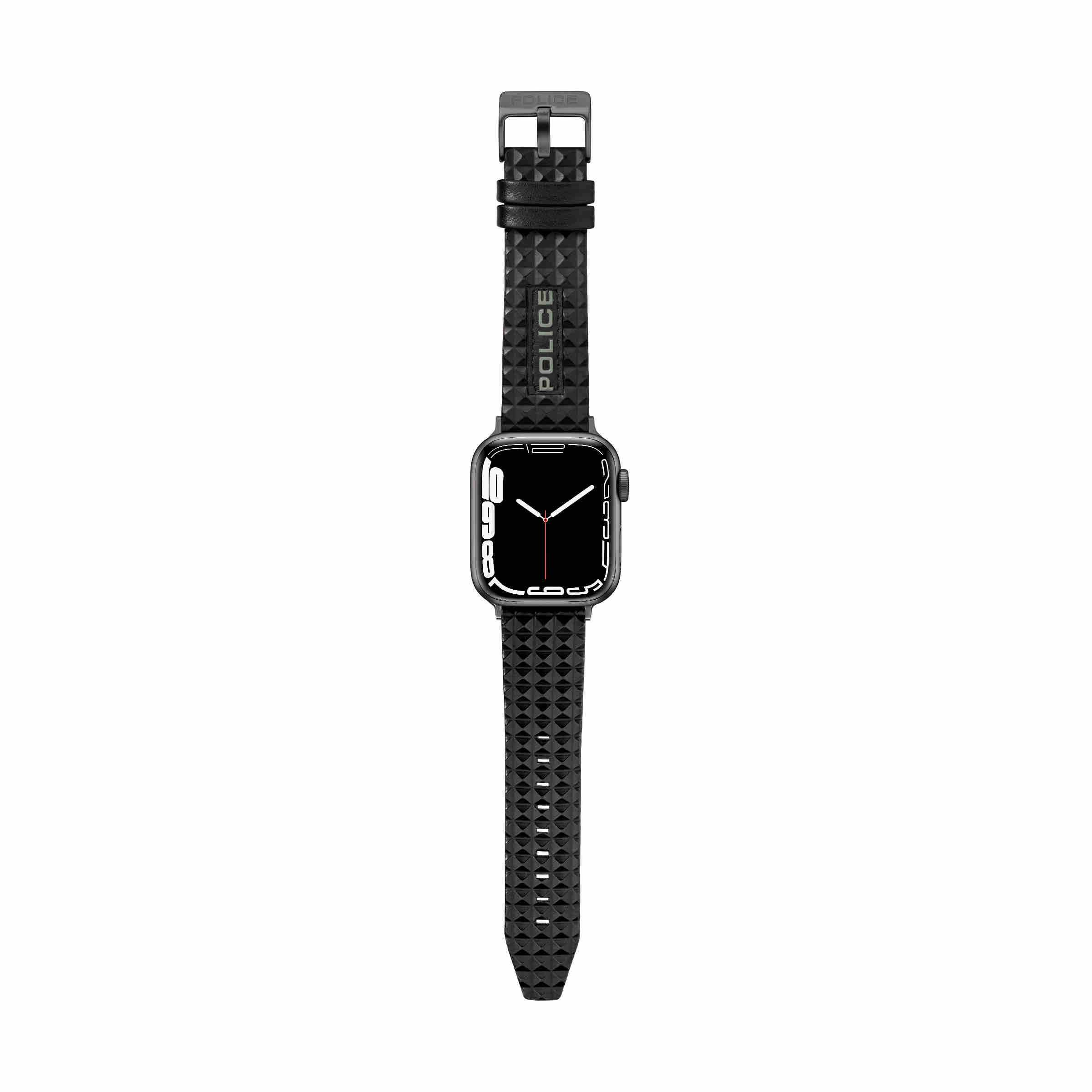 Police Pyramid Apple Watch Ultra/45/44/42mm, Smart Watch 22mm Leather ...