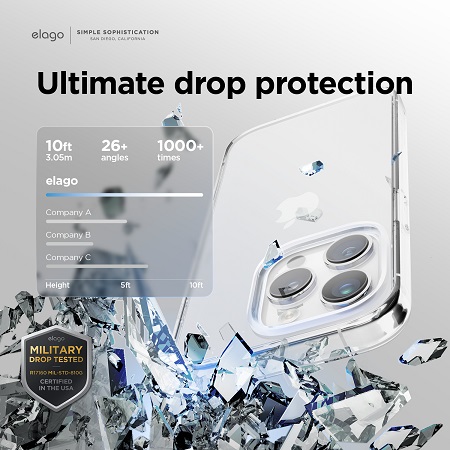 Elago iPhone 15 Pro  Hybrid Case - Transparent