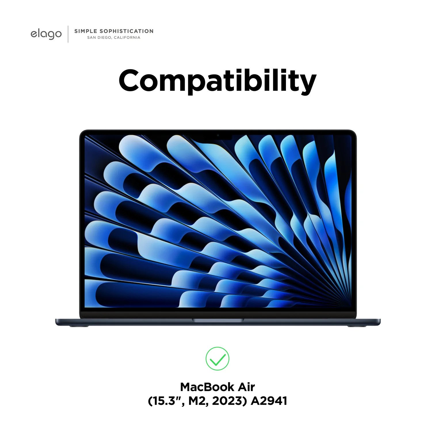 Elago MacBook Air M2 Ultra Slim Hard Case (15.3 inch)
