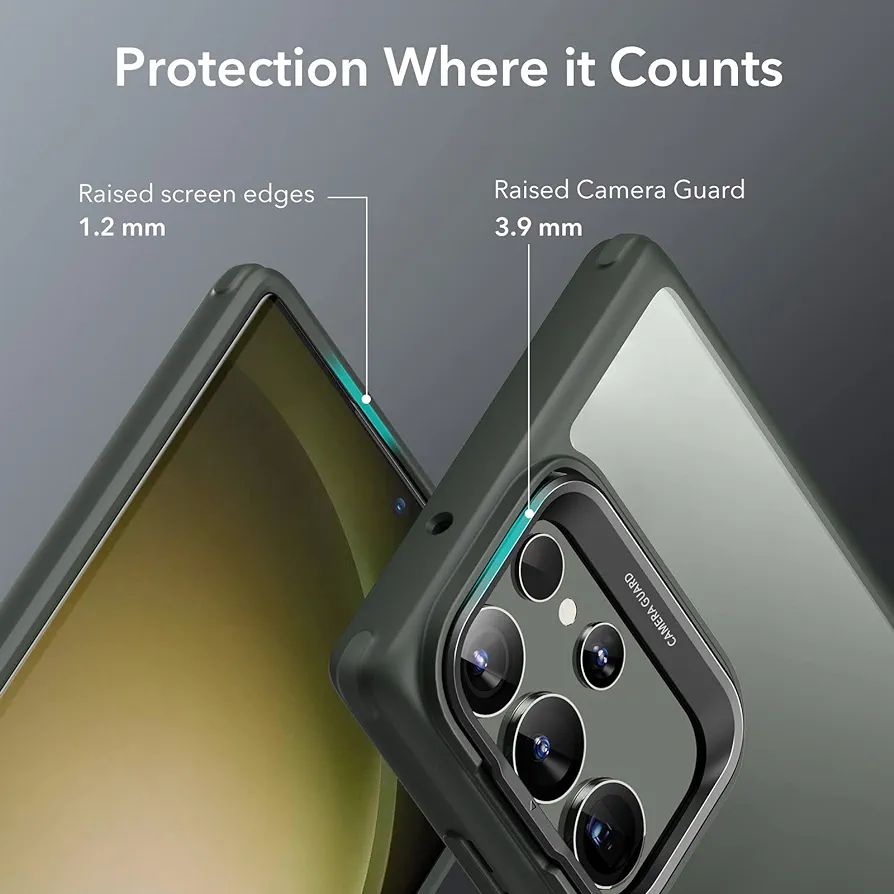 ESR Samsung Galaxy S23 Ultra Clear Classic Kickstand Case