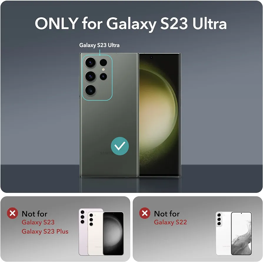 ESR Samsung Galaxy S23 Ultra Clear Classic Kickstand Case