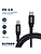 Eltoro Kevlar Cable USB-C to Lightning 1M with Nylon PP Yarn Jacket - Black