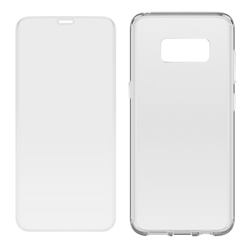 Clearly Protected Skin + Alpha Glass for Samsung Galaxy S8