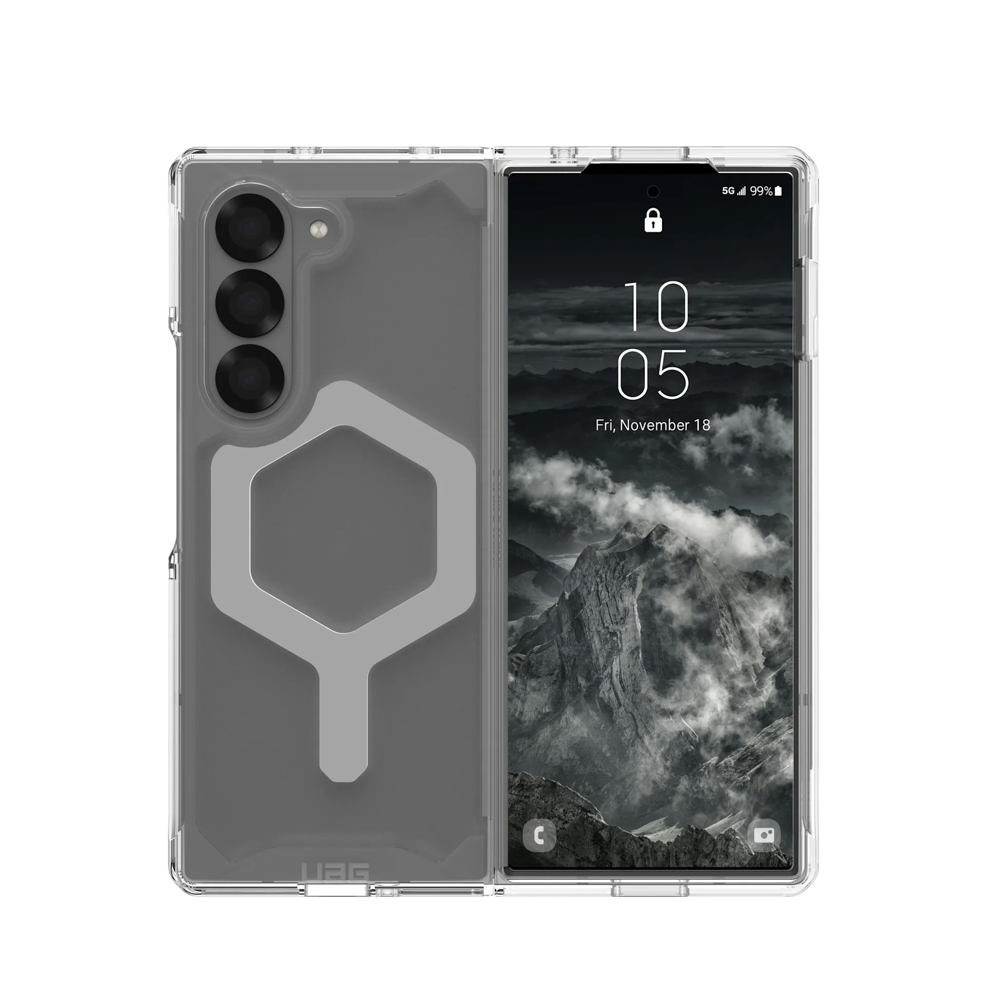 UAG Samsung Galaxy Z Fold 6 Plyo Pro Ice/Silver