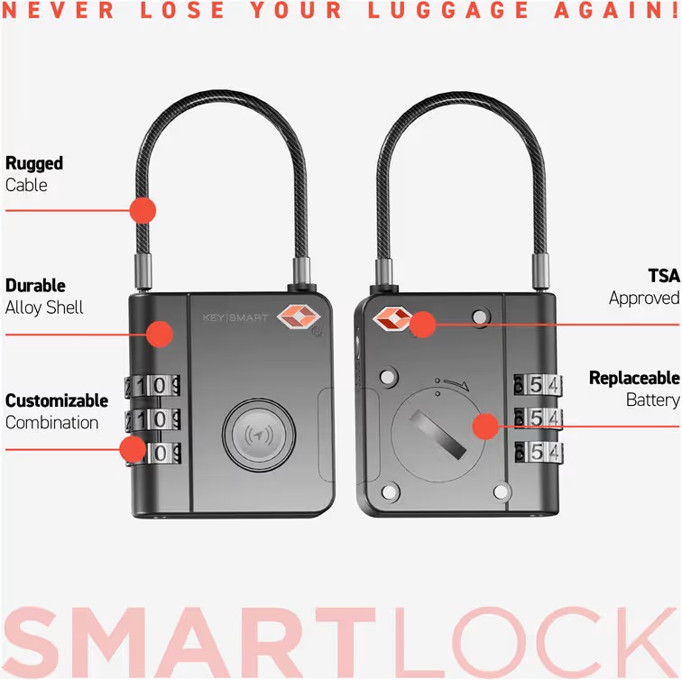Statik SmartLock TSA Approved Find My Lock