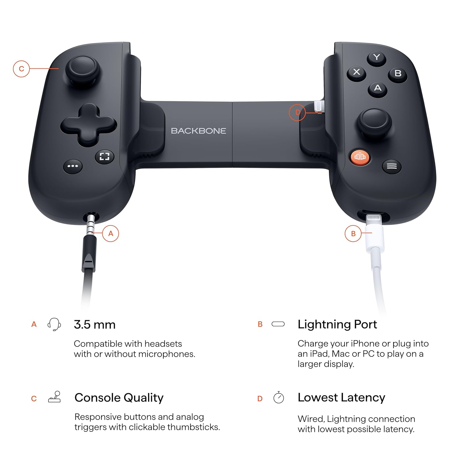 BackBone Gaming Controller for iPhone (Lightning)