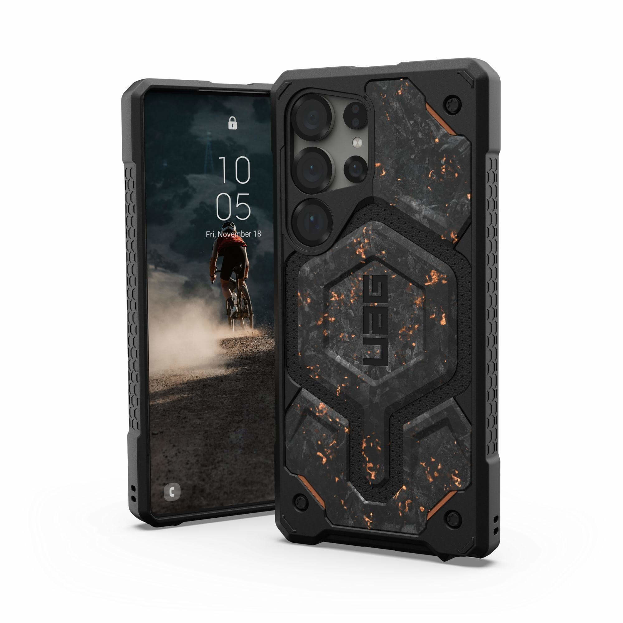 UAG Galaxy S25 Ultra Monarch Pro Forged Carbon Fiber w/Copper Case