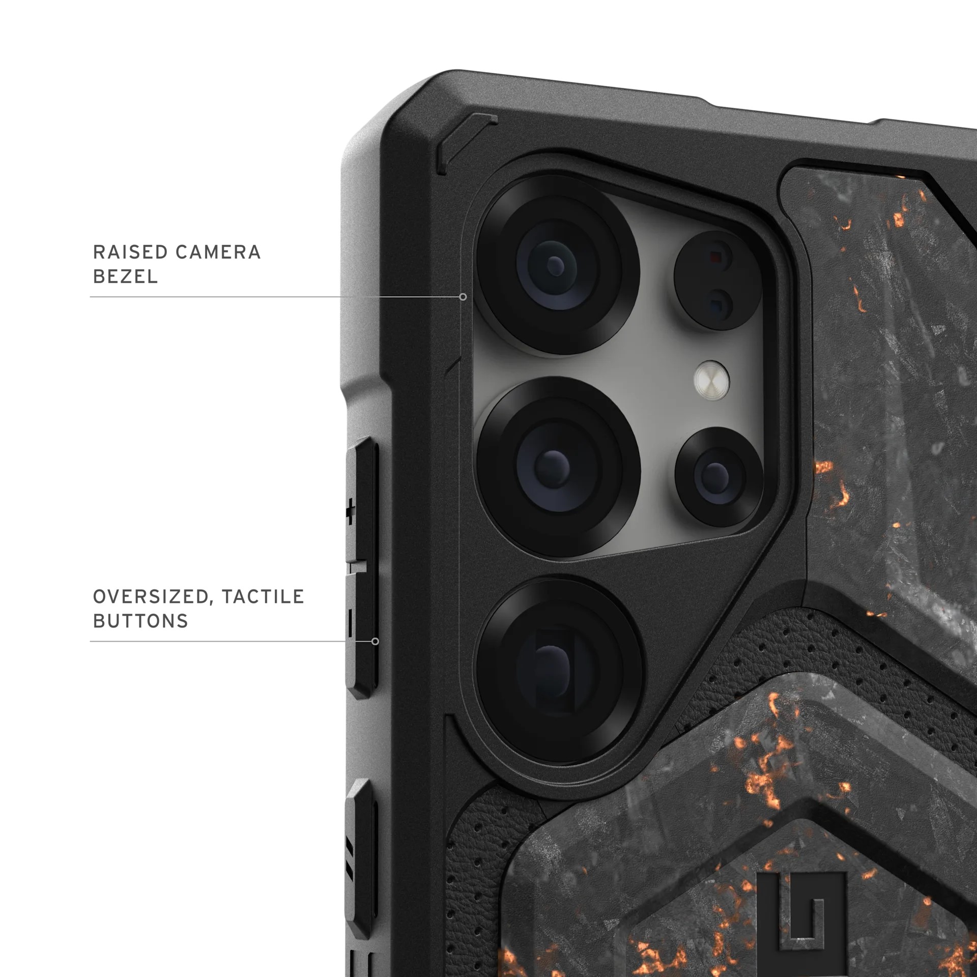 UAG Galaxy S25 Ultra Monarch Pro Forged Carbon Fiber w/Copper Case