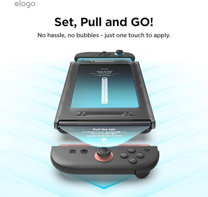 Elago Nintendo Switch 2 Tempered Glass Screen Protector