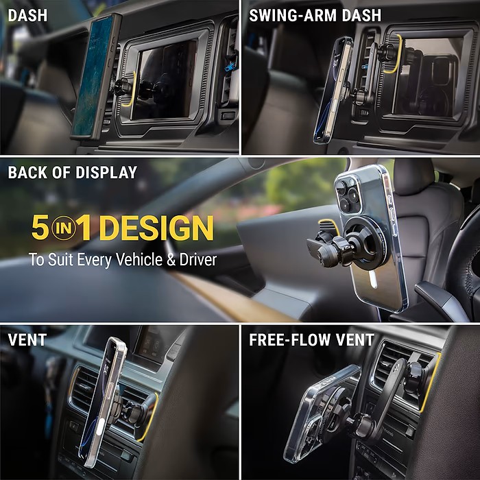 Scosche Magic Mount™ Magsafe 5-IN-1 Magnetic Phone Mount