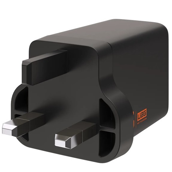 UAG Wall Charger SRGE 65W 3Port UK Black