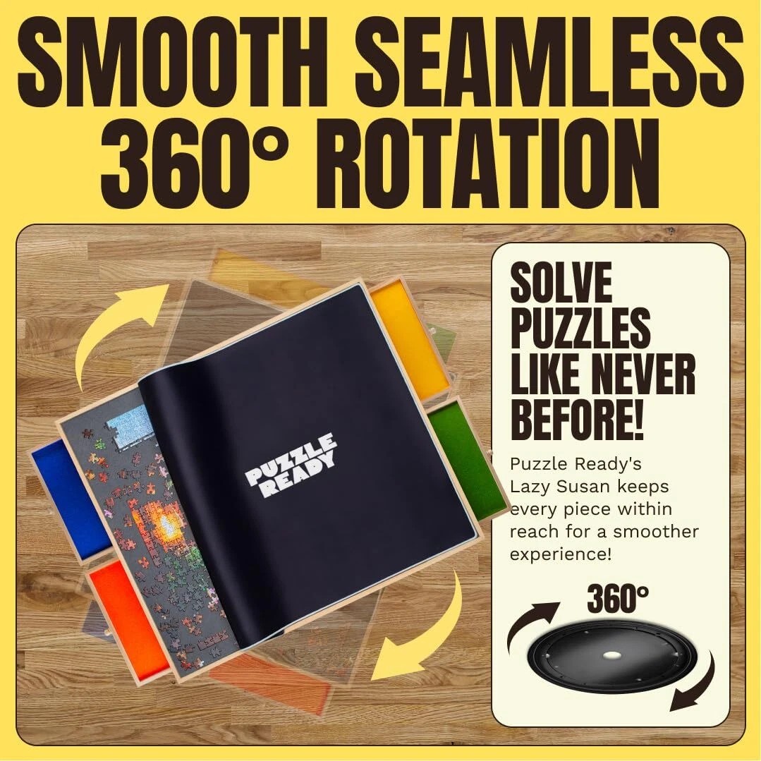 Puzzle Ready - Wooden puzzle board for 1500 pieces