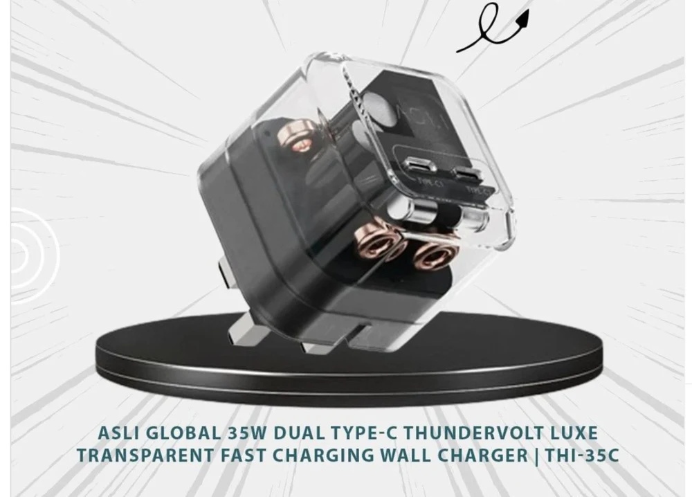 Asli Global Wall Charger 35W Dual Type-C ThunderVolt