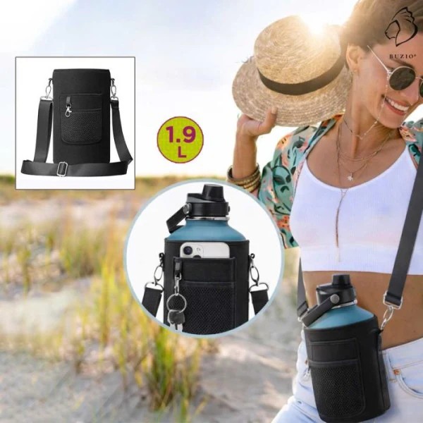 Buzio Water Bottle Holder Carrying Pouch for 1.9L