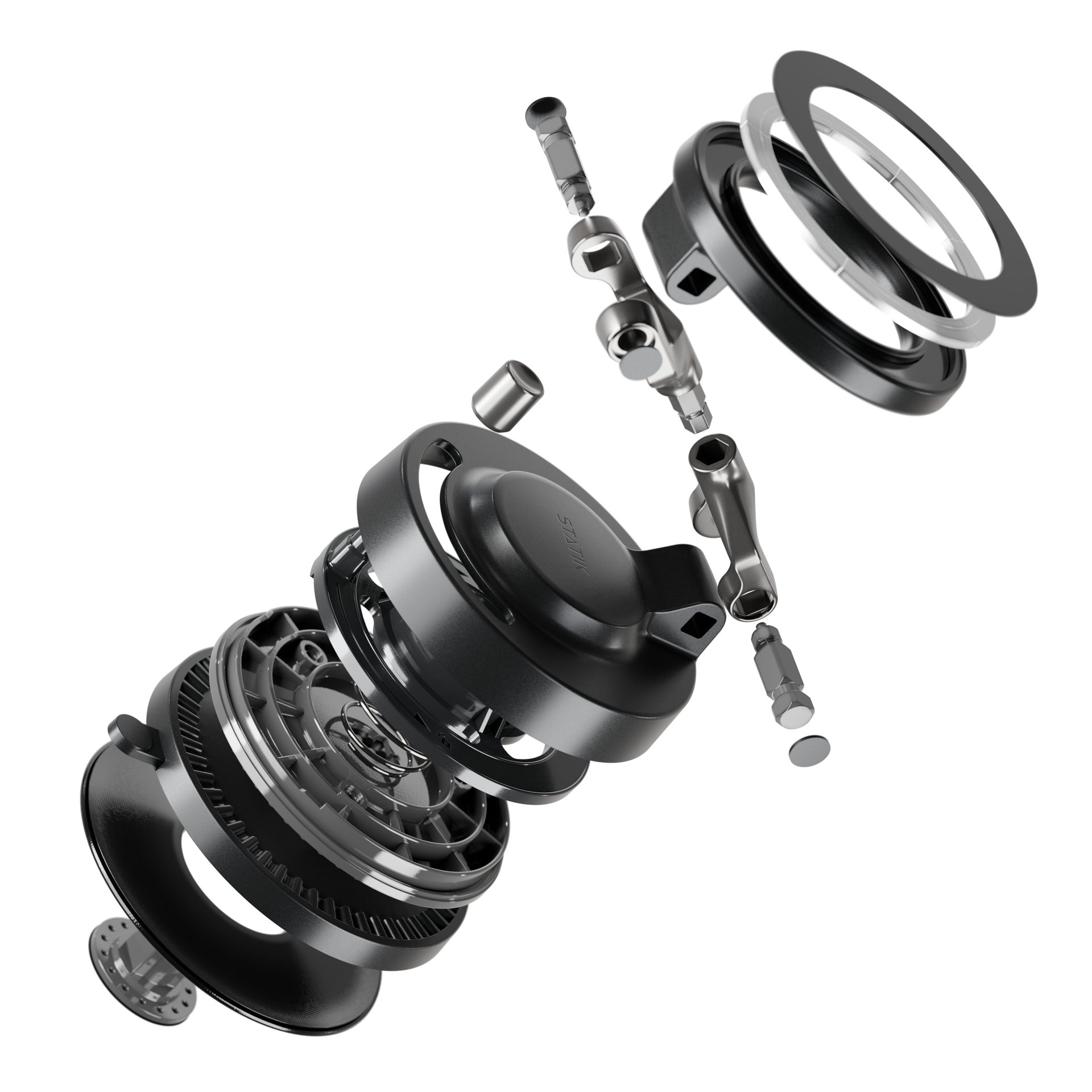 STATIK HyperMount Magnetic Phone Mount for all surfaces. V3.