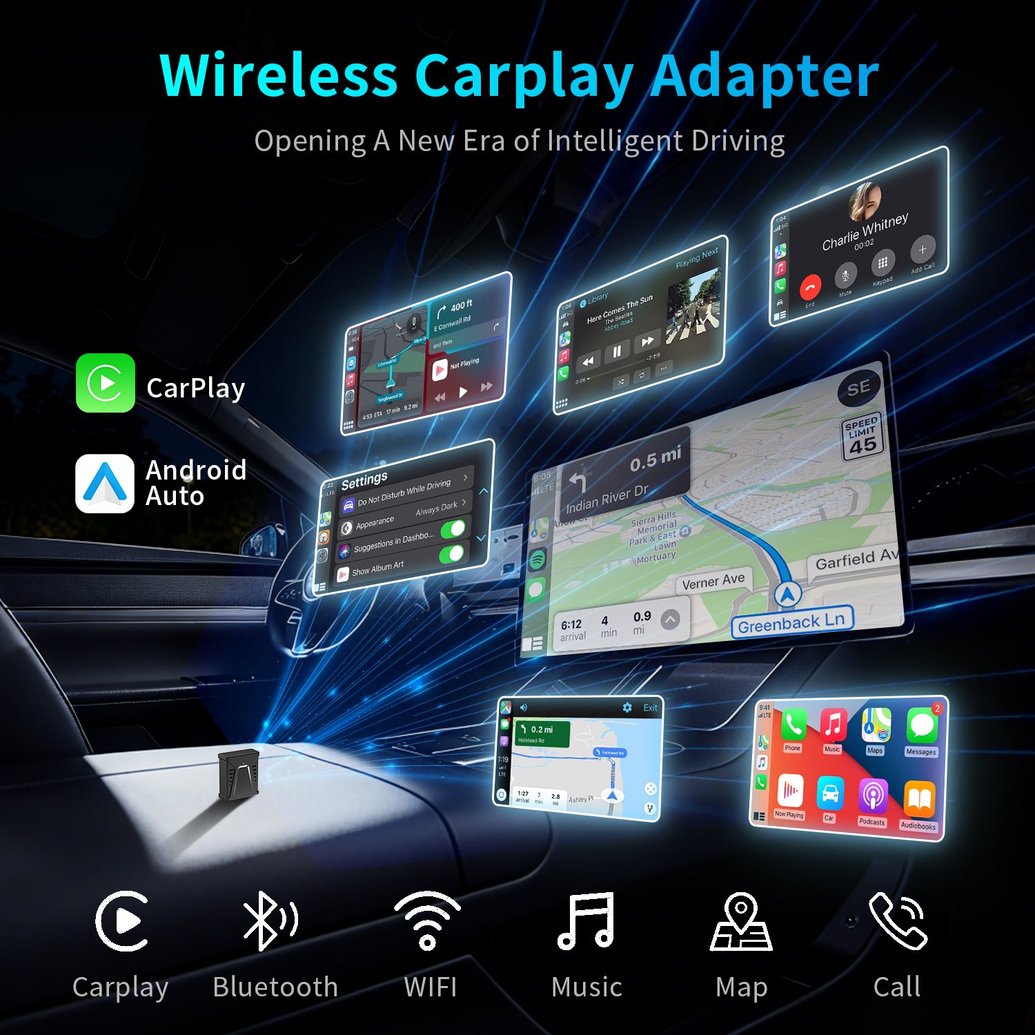 CarPlay 2 in 1 Wired To Wireless