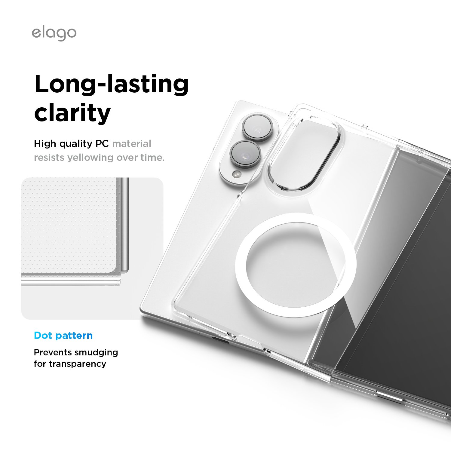 Elago Galaxy Z Fold 8 Magnetic PC Case