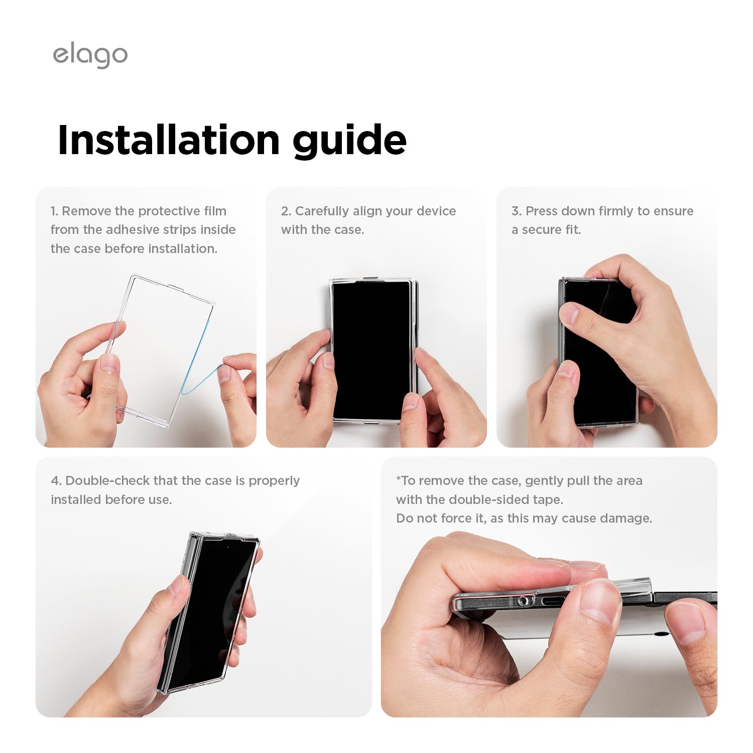 Elago Galaxy Z Fold 8 Magnetic PC Case