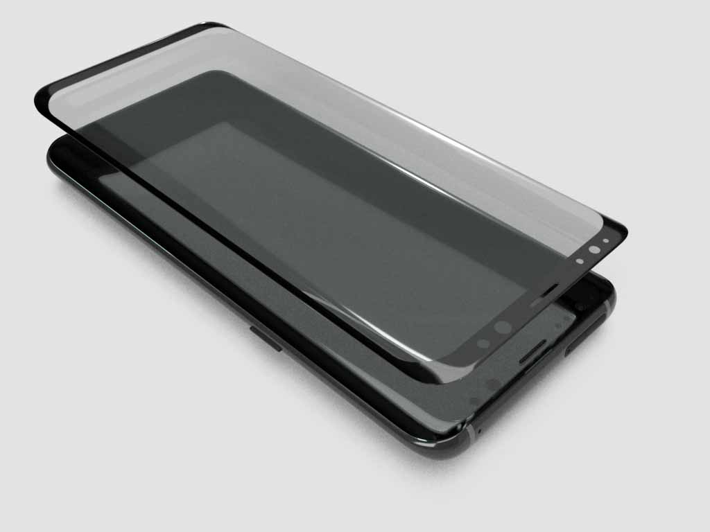 MyScreen DIAMOND GLASS edge3D Note 8 Black