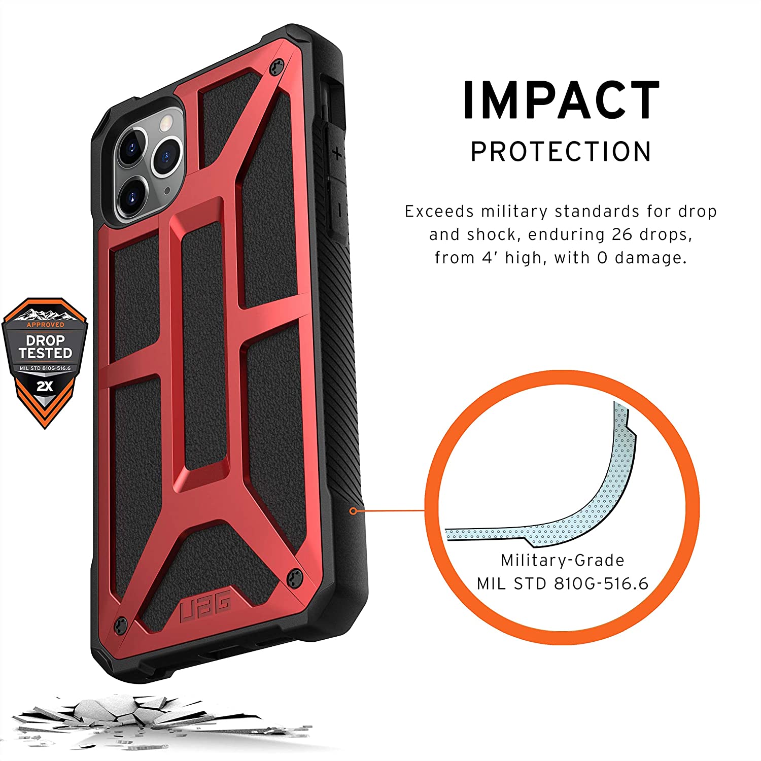 Apple iPhone 11 Pro Max Monarch- Crimson