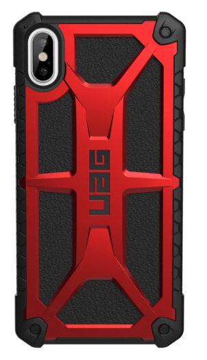 UAG Monarch iPhone XS Max - Crimson w Black Leather