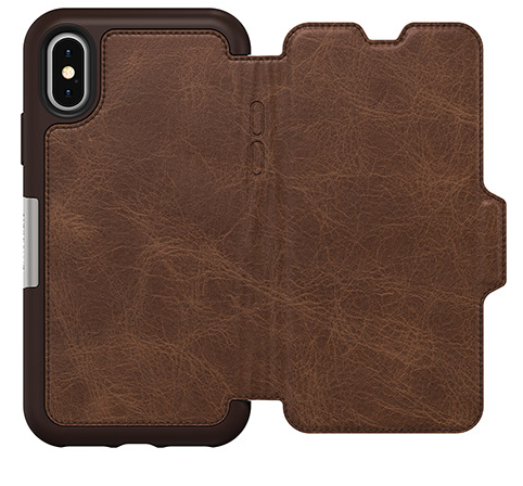 Otterbox Strada Folio iPhone XS "Espresso" Brown - "Limited Edition"