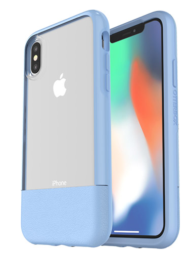 OtterBox Statement Slim Case iPhone X/Xs  Light Wash + Alpha Glass 