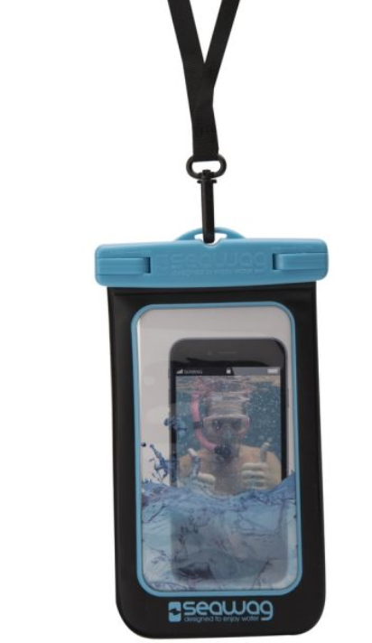 Waterproof case for smartphone Black & Blue