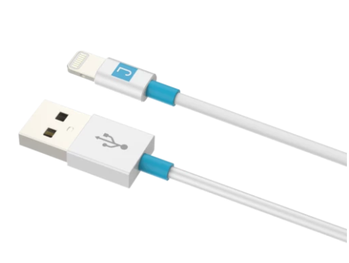 Juku Charge and Sync Cable with Lightning Connector (1.2M, 2.4A) - White