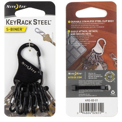 KeyRack Steel - S-Biner® - Black