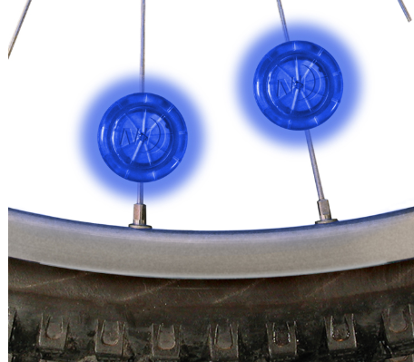 See'Em Mini LED Spoke Lights - 2 Pack - Blue