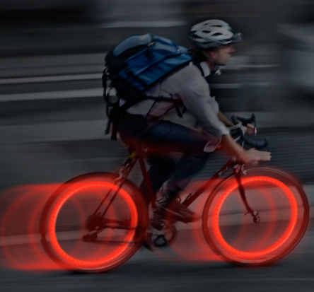 See'Em Mini LED Spoke Lights - 2 Pack - Red