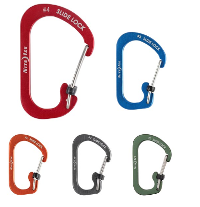 SlideLock® Carabiner Aluminum #4 - Orange