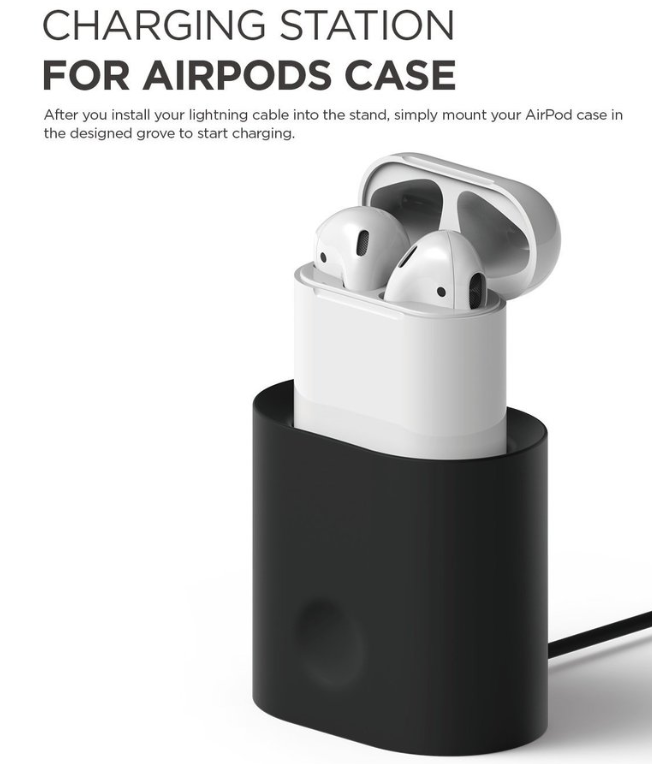 Airpods charging station - Black