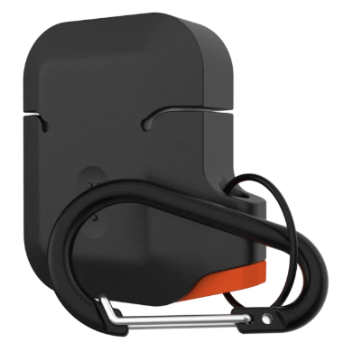 UAG Apple Airpods Silicone Case- Black/Orange