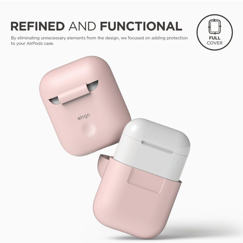 Elago AirPods Silicone Case - Lovely Pink