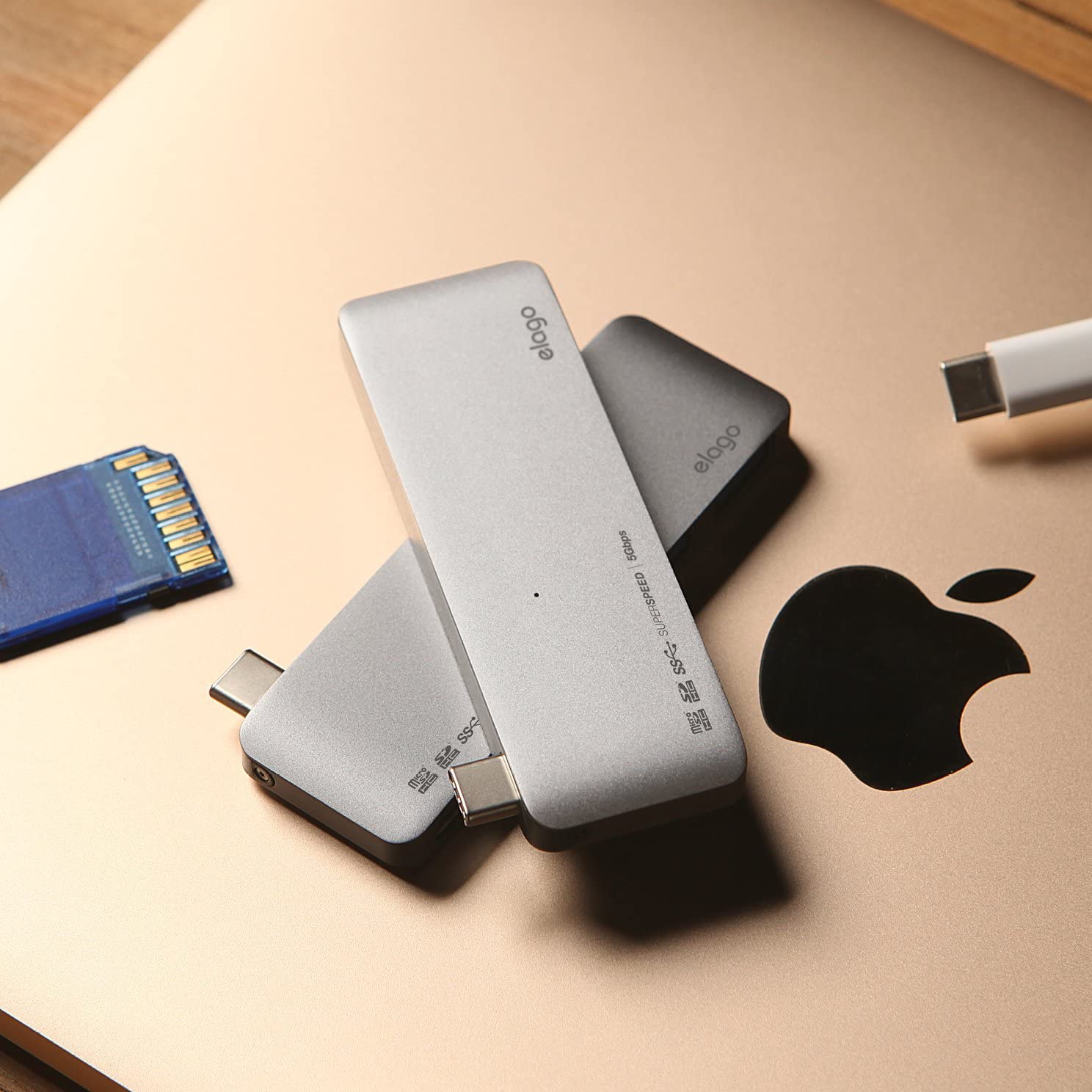 aluminum charging multi hub usb-c / Dark Grey