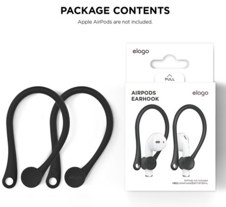 Elago Airpods EarHook - Black