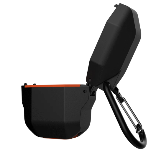 UAG Apple Airpods Hardcase Case- Black/Orange