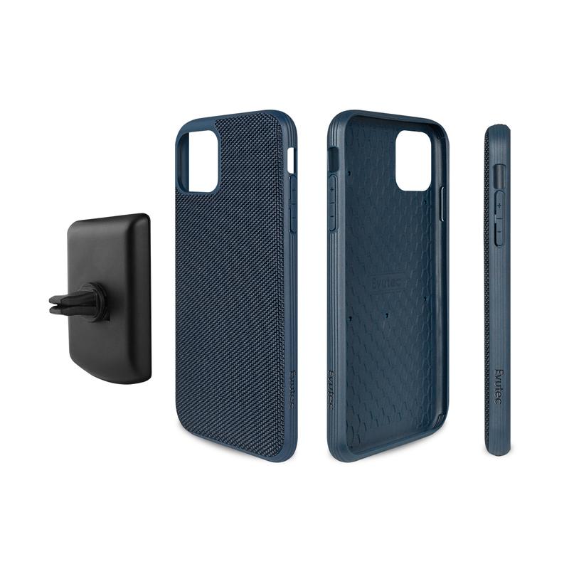 Evutec iPhone 11 Pro Ballistic Nylon Case with Afix+ Mount - Blue