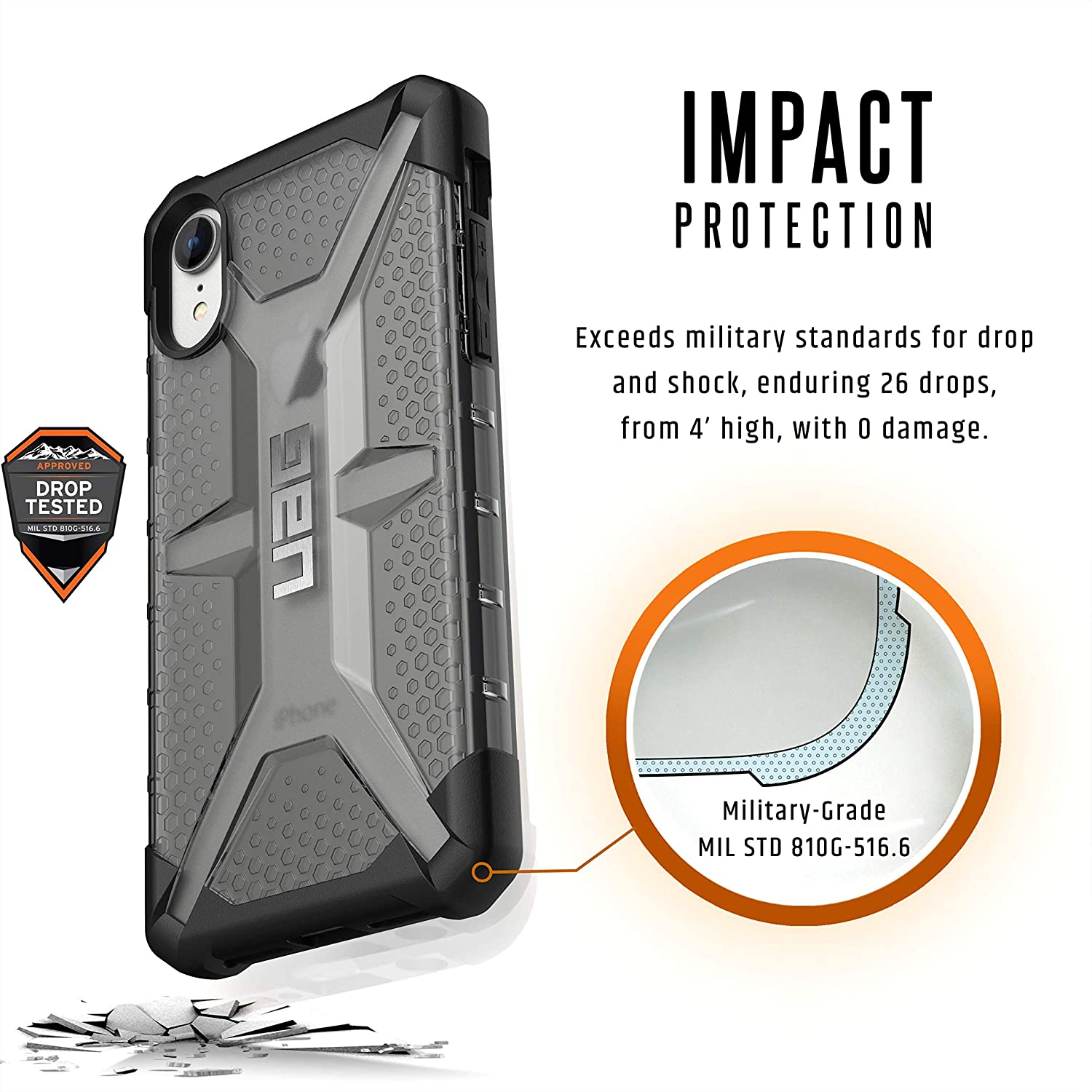 UAG iPhone XR Plasma - Ash