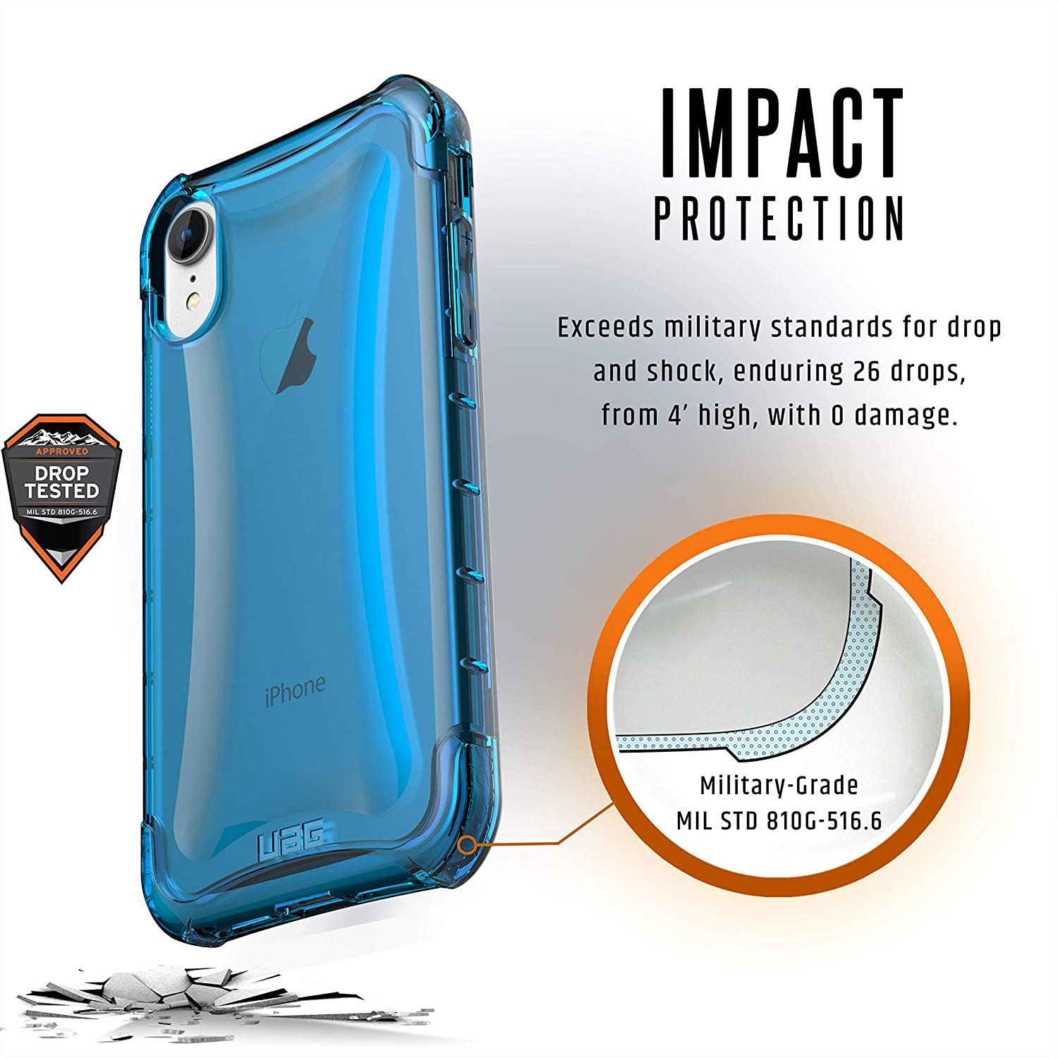 UAG iPhone XR Plyo - Glacier