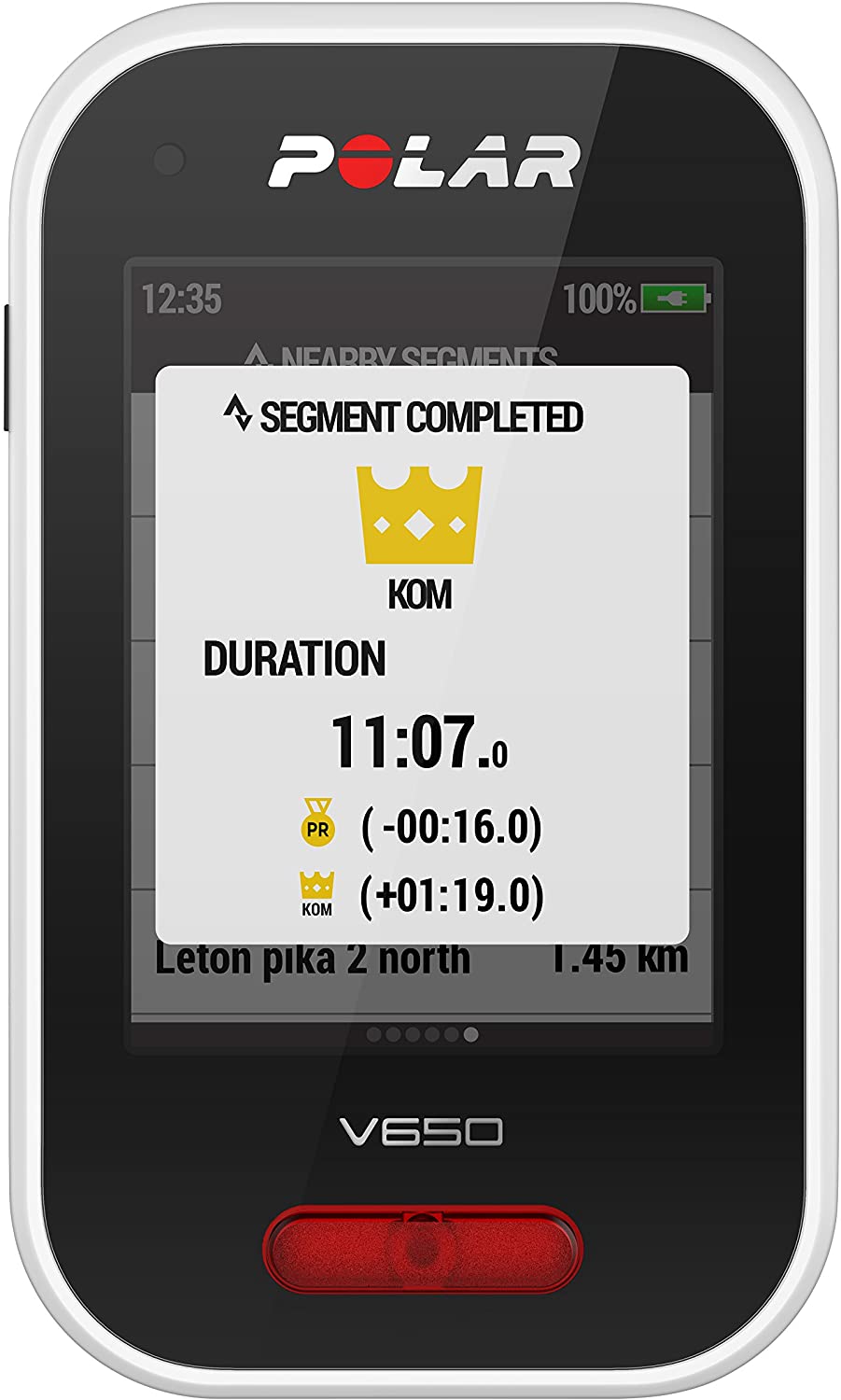 POLAR V650 GPS Cycle Computer