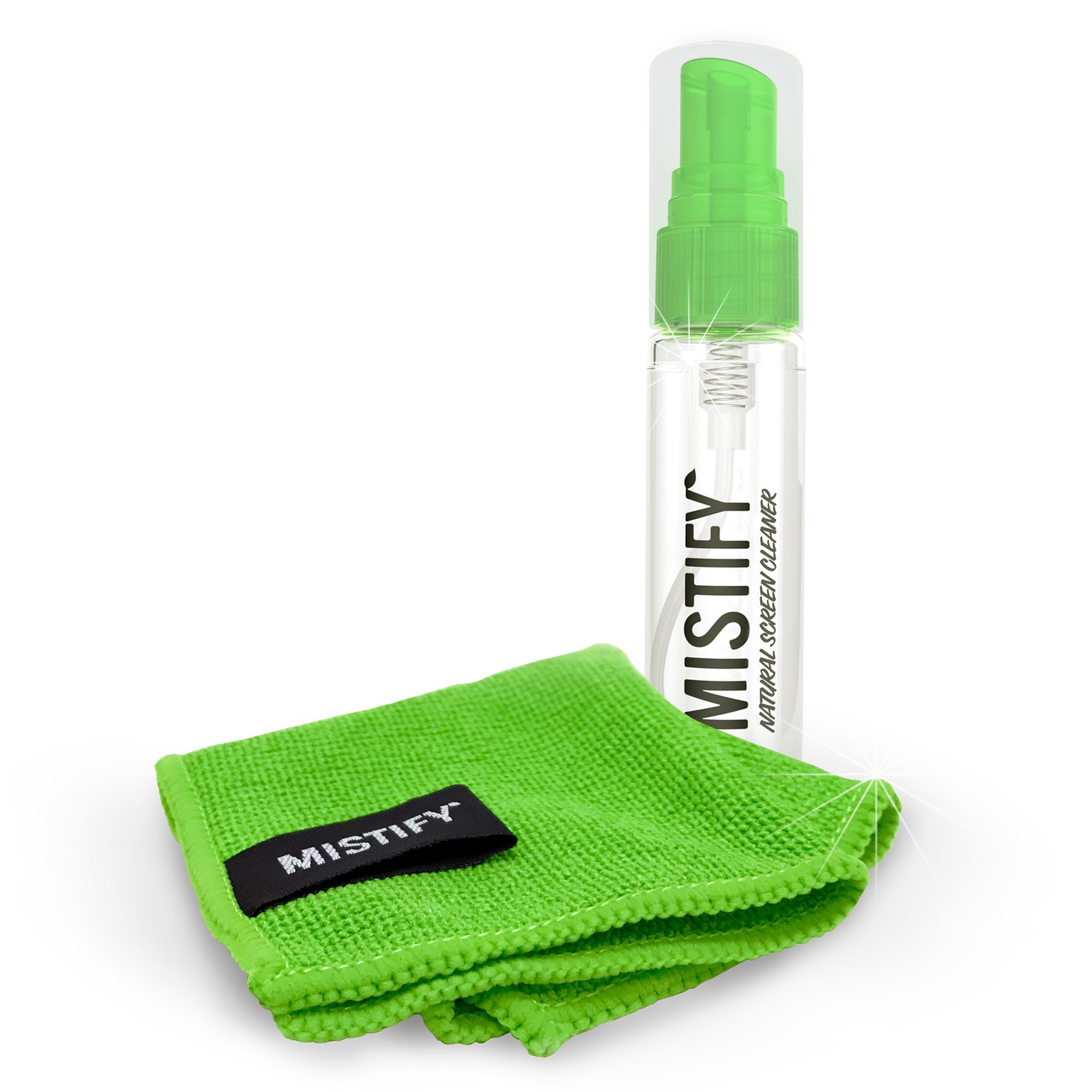 Mistify Natural Screen Cleaner 40ml + Microfibre Cloth