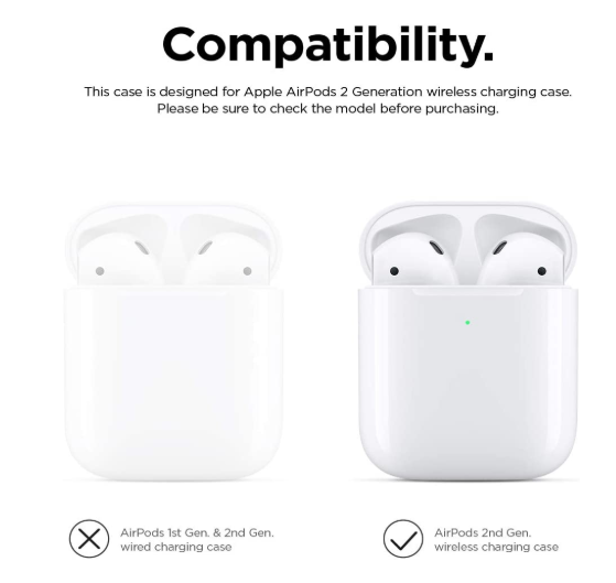 Elago AirPods 2 Wireless Charging hang case - Black