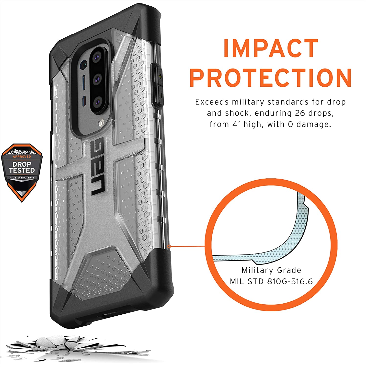 UAG OnePlus 8 Pro Plasma - Ice